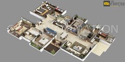 3D Floor Plan for Commercially