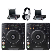 For sell New x2 Pioneer CDJ 1000mk3 + DJM 800 Mixer HDJ 2000 Headphone